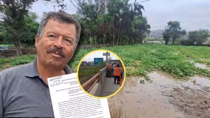 Colapso de buzón inunda cultivos y genera riesgo sanitario en zonas agrícolas de Arequipa