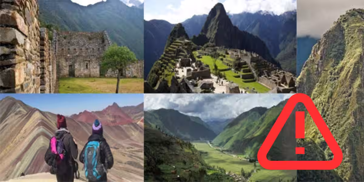 cusco activa alerta máxima en complejos arqueológicos por intensas lluvias