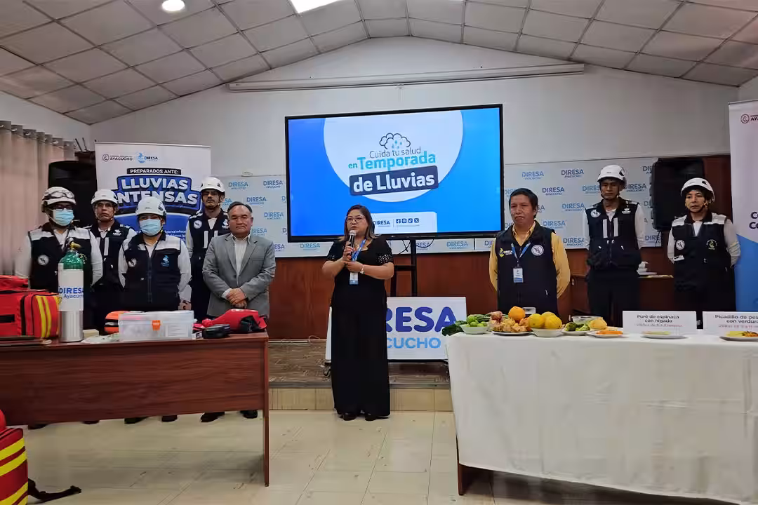 ayacucho: diresa declara alerta amarilla en todos los establecimientos de salud por lluvias intensas