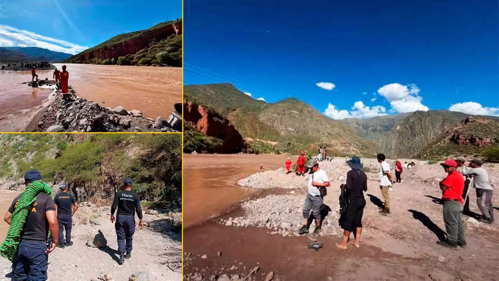 a 11 días de su desaparición continúa la búsqueda de dos menores arrastrados por el río mantaro