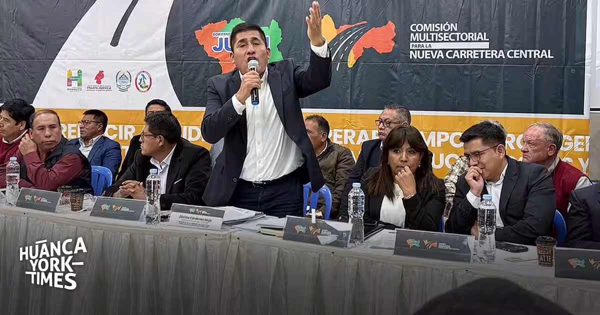 junín exige cumplir acuerdo con francia y mantener a la pmo vías en la nueva carretera central