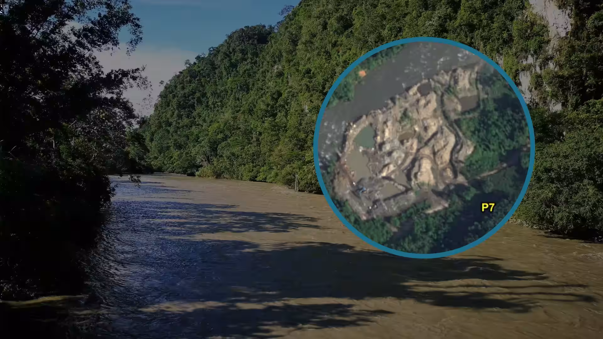 huánuco: minería ilegal impacta más de 10 hectáreas en el río magdalena en solo un mes