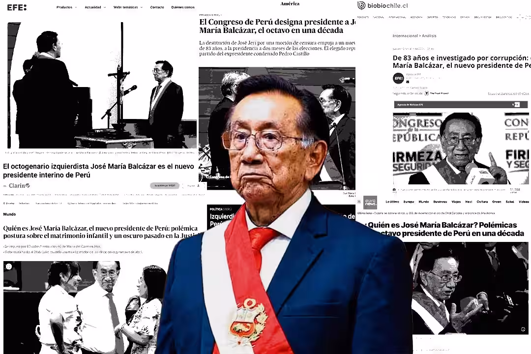 prensa internacional pone el foco en balcázar y en la inestabilidad política del perú