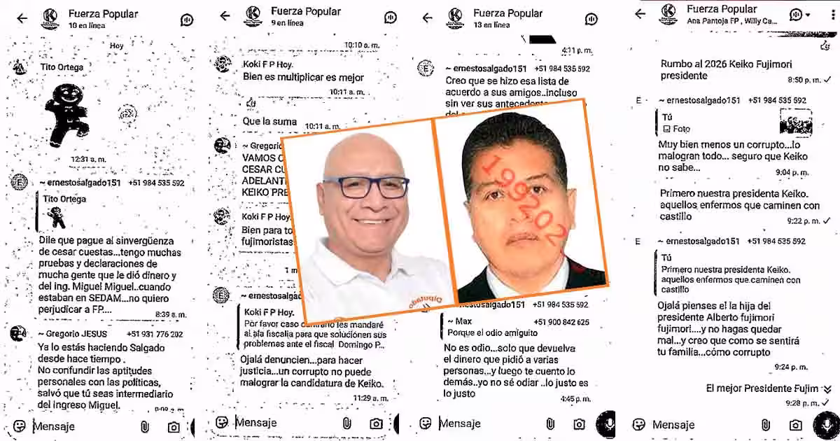 fractura en fuerza popular de junín: militantes se acusan de corrupción en un chat partidario y el caso termina en querella