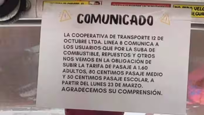Línea 8 sube pasaje 60% y desata rechazo ciudadano en Juliaca