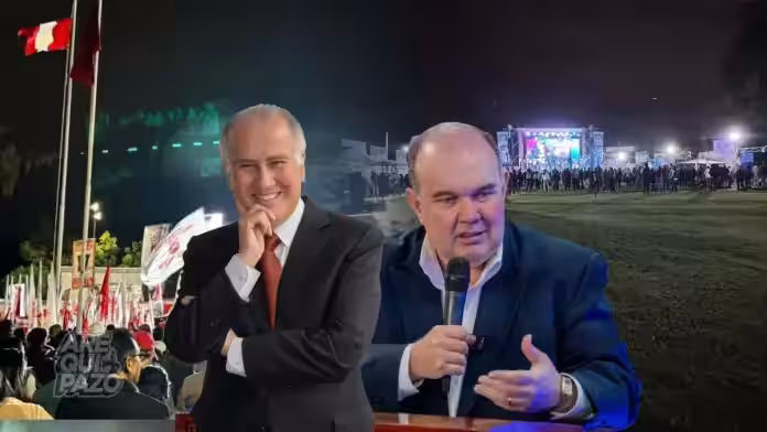 Arequipa no es Lima | Rafael López Aliaga, molesto por mitin vacío, terruquea a López Chau quien tuvo masivo recibimiento (VIDEO)