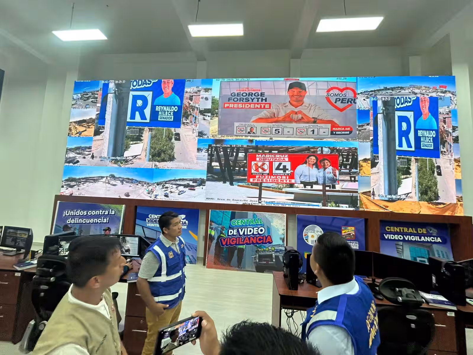 piura: comuna octubrina intensifica fiscalización por exceso de paneles y propaganda electoral