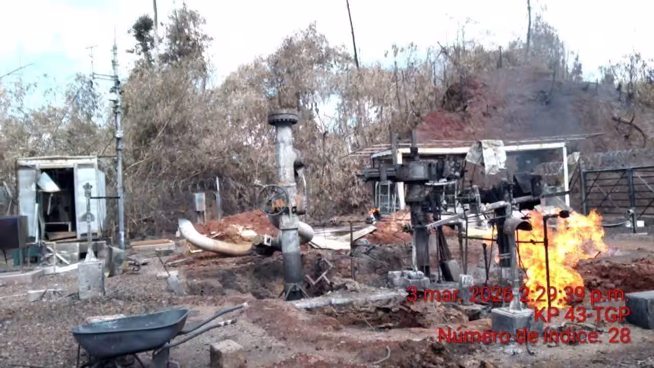 gasoducto del sur evitaría crisis a causa de desperfectos en el ducto de tgp