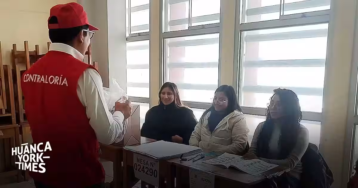 En Junín se instalaron el 100 %  de mesas de votación, confirman Contraloría y la ONPE