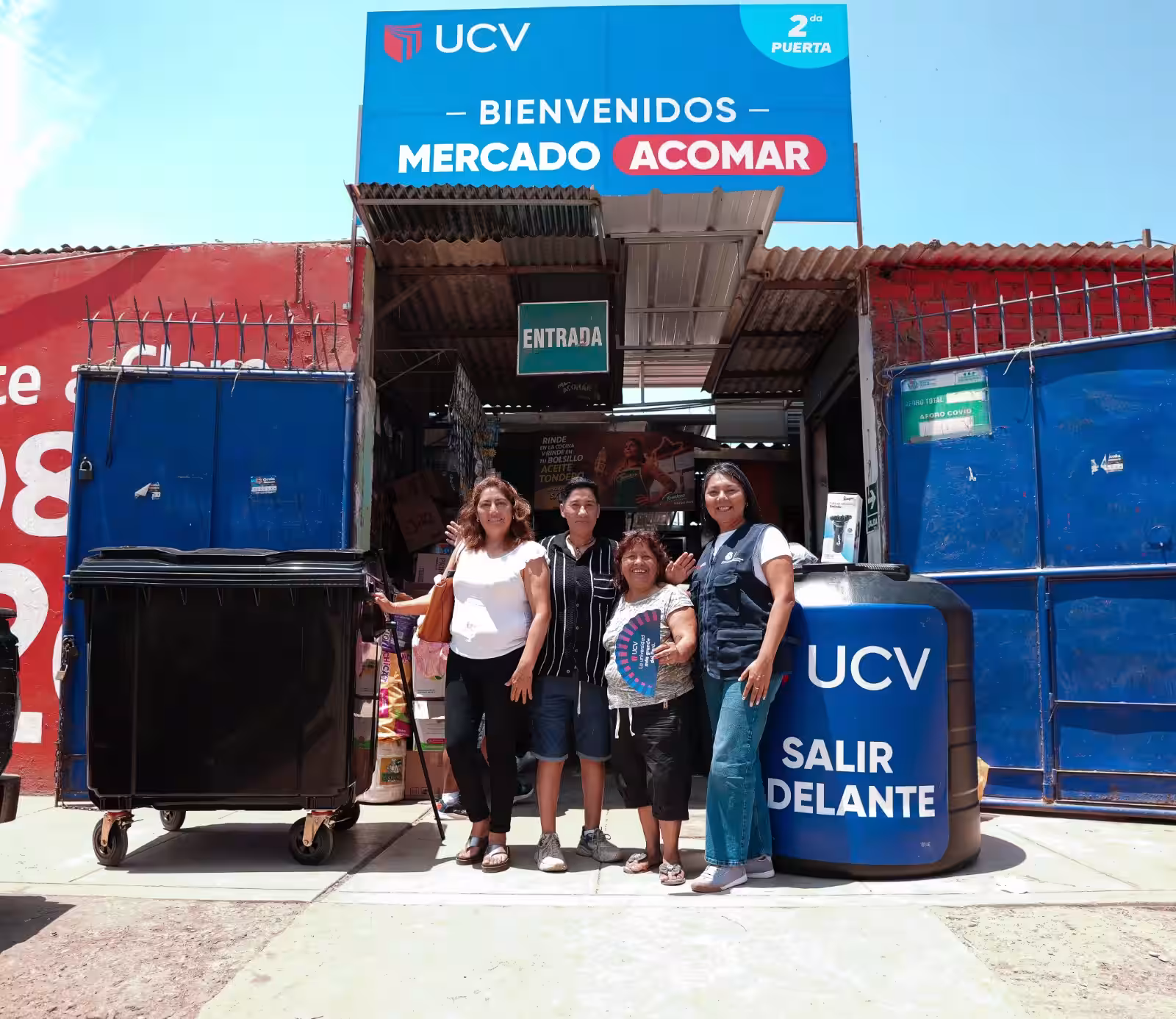 Responsabilidad social: UCV fortalece comedor popular con cocina industrial y tanque de agua