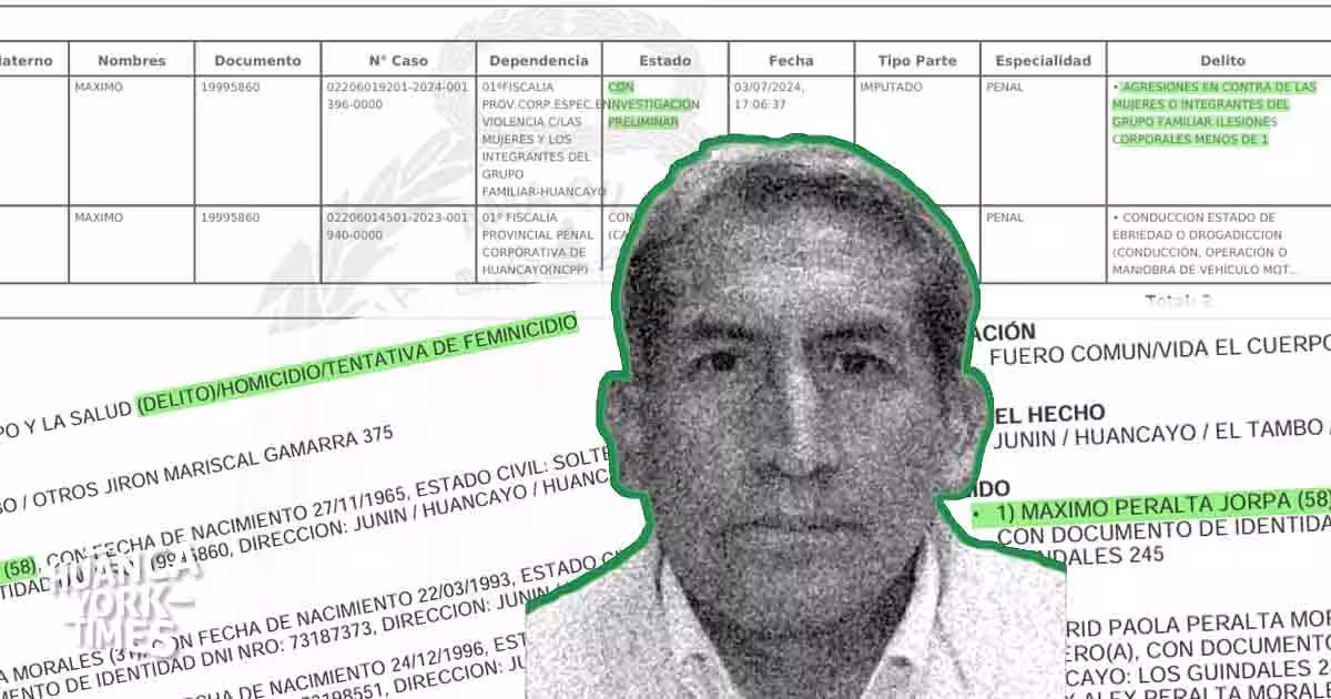 Belmont postula en Junín a denunciado por tentativa de feminicidio; su hija, testigo del caso, también es candidata