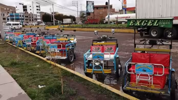 Combustible caro obliga a mototricis de Juliaca a trabajar con mínimas ganancias