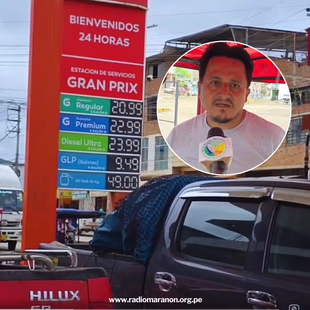 Jaén: transportistas y mototaxistas expresan preocupación por alza de combustibles que afecta su economía
