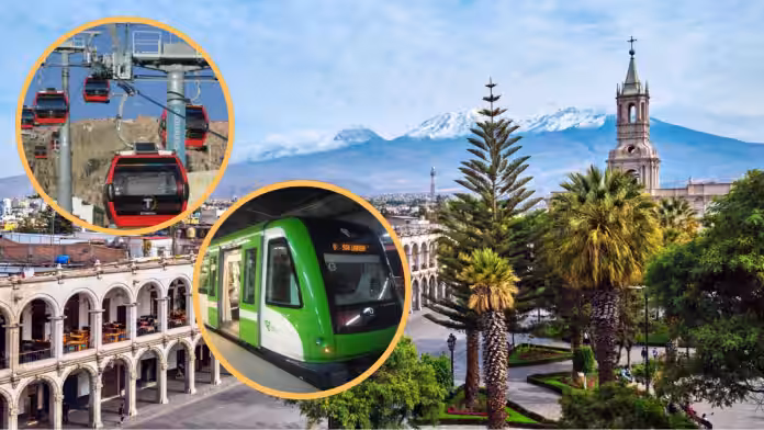 Arequipa: plantean trenes y teleférico para transporte urbano en la ciudad