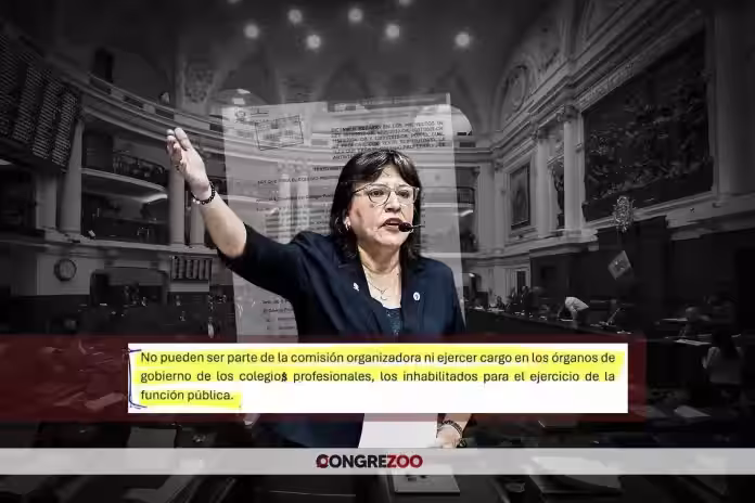 Persecución política: aprueban ley de contrabando para apartar a Delia Espinoza del Colegio de Abogados de Lima
