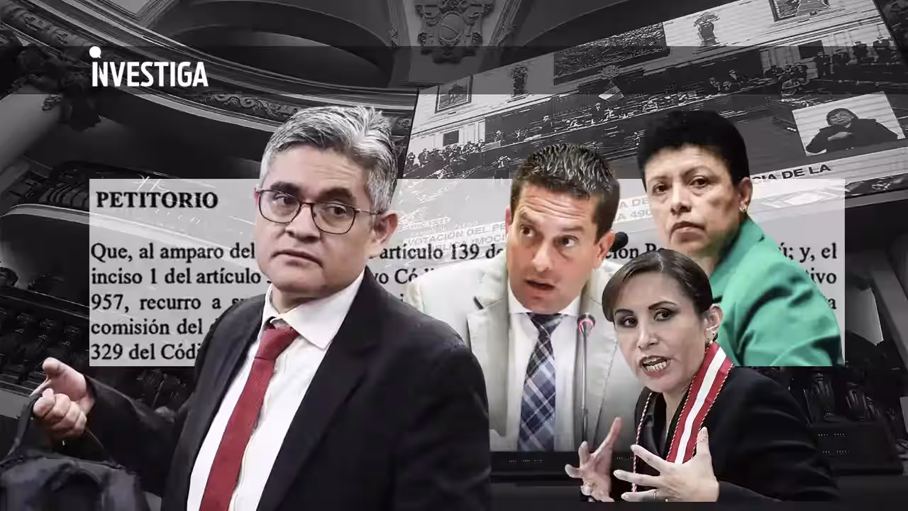 Exfiscal Pérez Gómez denuncia a cúpula del fujimorismo y aliados por conspiración para la vacancia de Pedro Castillo