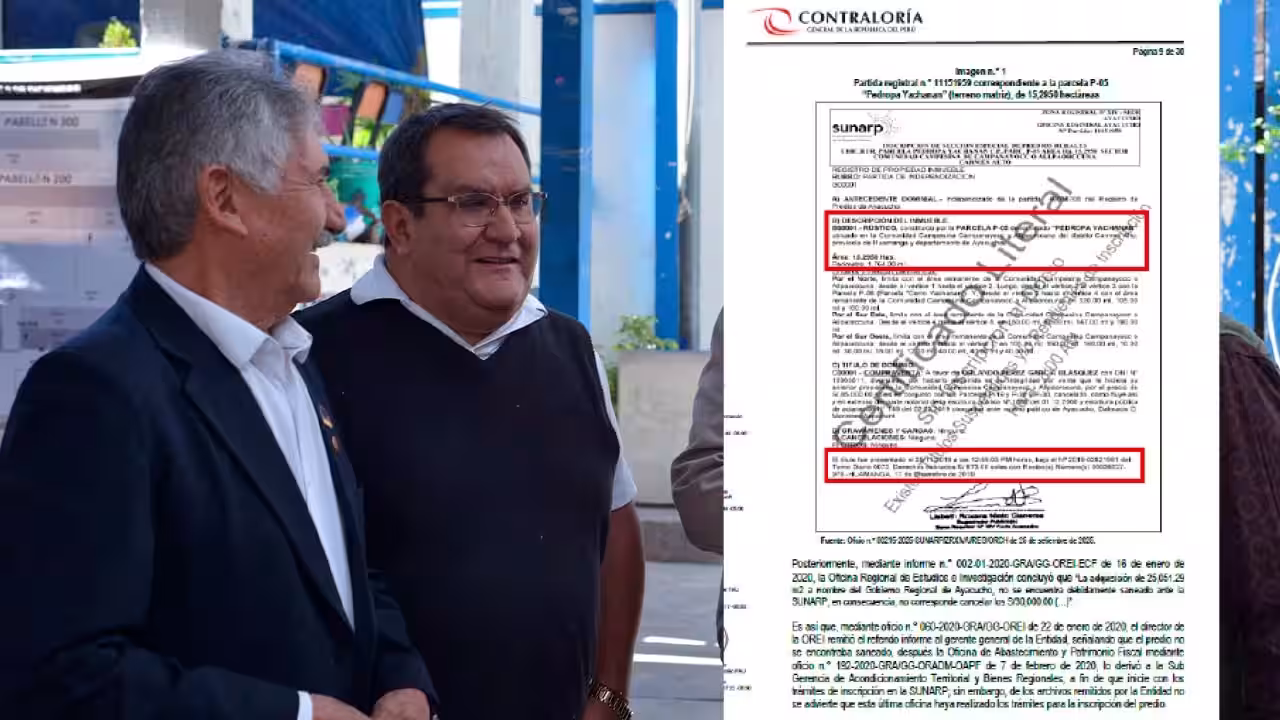 Escándalo por colusión y corrupción en el Gobierno Regional de Ayacucho