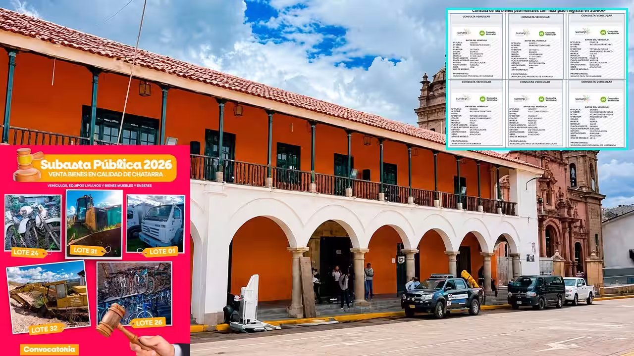 Advierten irregularidades en subasta de 612 bienes de la Municipalidad de Huamanga