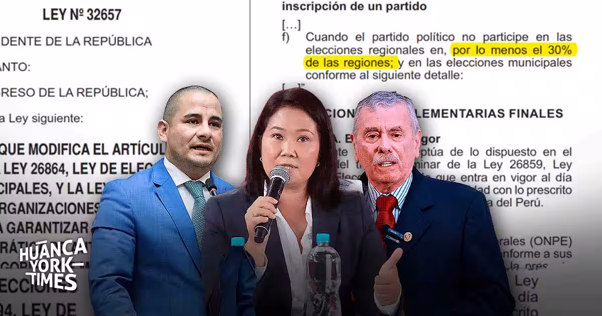 Cambio electoral de última hora evita que Fuerza Popular quede al borde de perder su inscripción