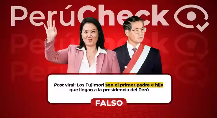 ¿Esta es la primera vez que padre e hijo alcanzan la presidencia del Perú?