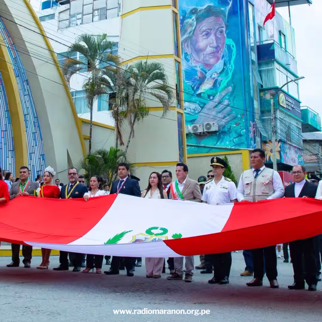 Jaén: celebró los 205 años de la Independencia del Perú con multitudinario desfile cívico-militar