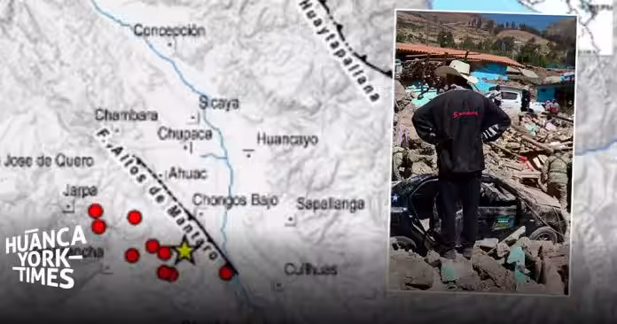 Altos del Mantaro, una falla de 50 km que estaba inactiva, causó el sismo que devastó Pumpunya