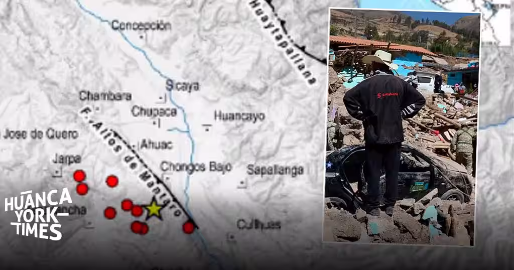 Altos del Mantaro, una falla de 50 km que estaba inactiva, causó el sismo que devastó Pumpunya