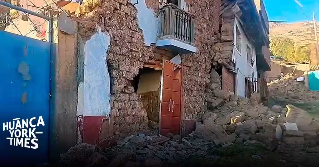 Sismo en Chupaca deja 724 viviendas destruidas y 2,430 damnificados, confirma Defensa Civil