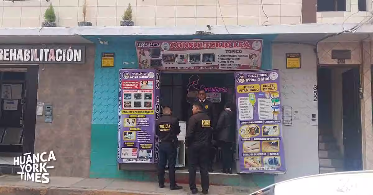Policía interviene falso centro de salud donde realizaban abortos clandestinos frente a una escuela