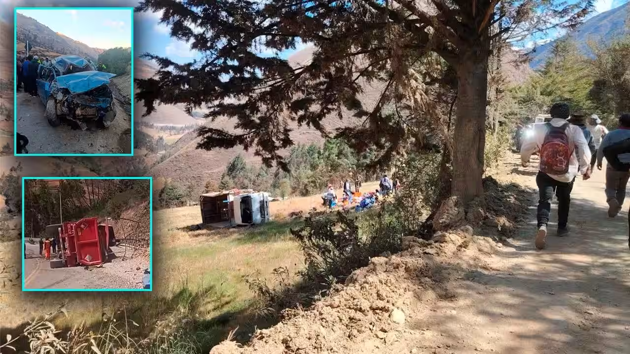 Racha de accidentes viales: Madre y conductores fallecen tras despistes