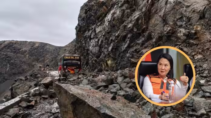 Keiko Fujimori recién llega a Camaná tras cinco días de bloqueos por huaicos en Arequipa