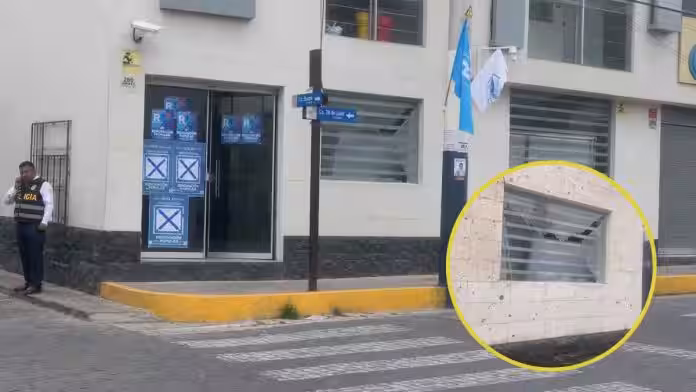 Yanahuara: lanzan granada contra local de campaña de candidato de Renovación Popular
