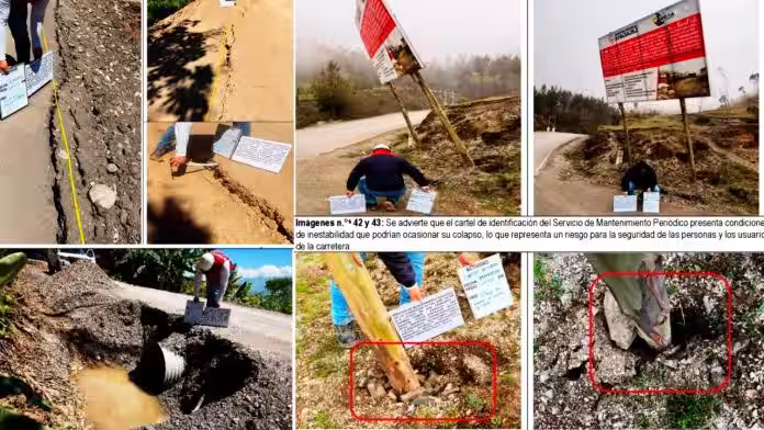 Grietas, erosión y cambios sin aprobación en mantenimiento de carretera de La Mar por S/8.7 millones