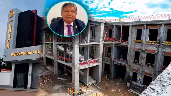 UNSCH: Rector advierte riesgo para obras de cinco escuelas profesionales por recorte presupuestal