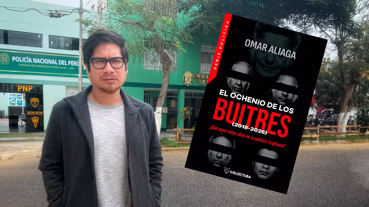 Omar Aliaga relata los años recientes de la política trujillana en nuevo libro: “El ochenio de los buitres”