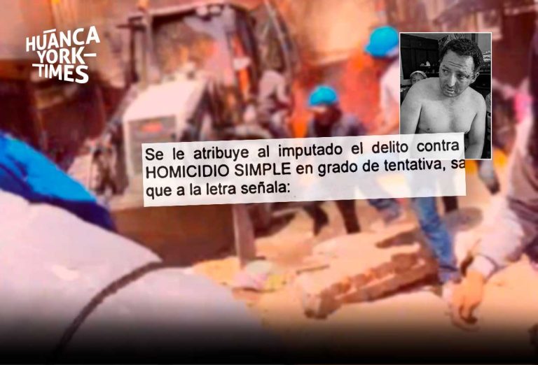 Huancayo: Fiscalía investiga como tentativa de homicidio el ataque con fuego a nueve trabajadores municipales