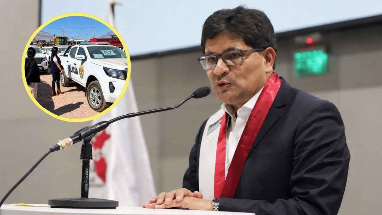 Gobernador de Arequipa sobre patrulleros abandonados: «Aquí no hay dinero» para trámites